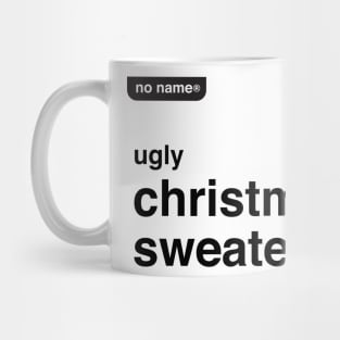 no name christmas sweater Mug